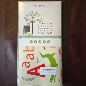 New Decowall Animal Alphabet Wall Stickers